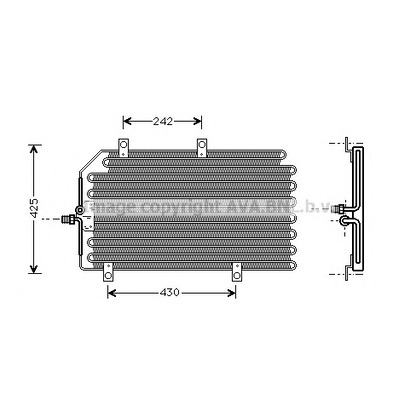 Photo Condenser, air conditioning AVA QUALITY COOLING AL5065