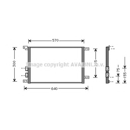 Foto Kondensator, Klimaanlage AVA QUALITY COOLING AL5070