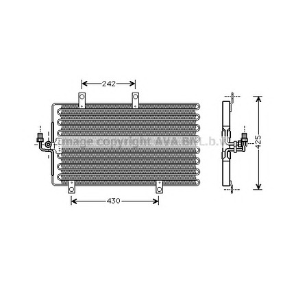 Photo Condenseur, climatisation AVA QUALITY COOLING AL5092