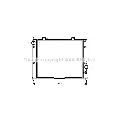 Фото Радиатор, охлаждение двигателя AVA QUALITY COOLING ALA2053