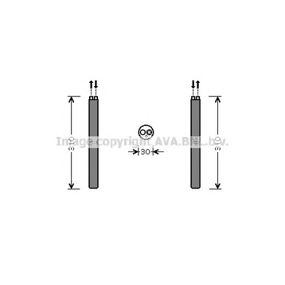 Photo Filtre déshydratant, climatisation AVA QUALITY COOLING ALD098