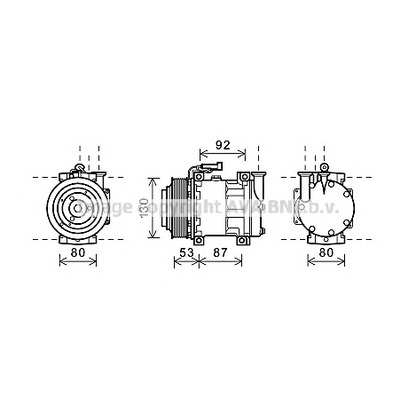 Фото Компрессор, кондиционер AVA QUALITY COOLING ALK122