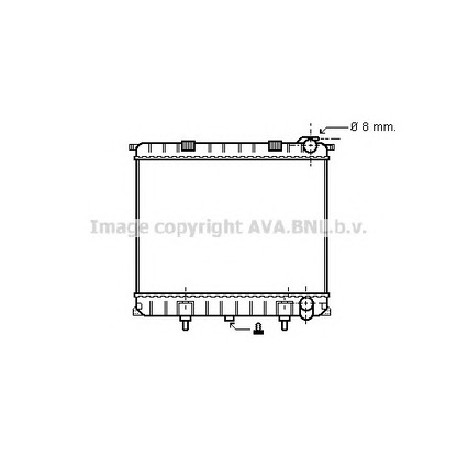 Photo Radiator, engine cooling AVA QUALITY COOLING AU2173