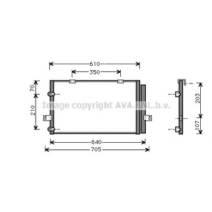 Photo Condenseur, climatisation AVA QUALITY COOLING AU5078