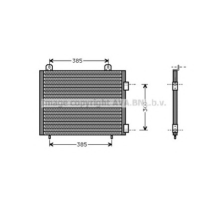 Photo Condenser, air conditioning AVA QUALITY COOLING AU5141