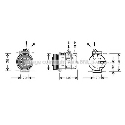 Foto Kompressor, Klimaanlage AVA QUALITY COOLING AUK038