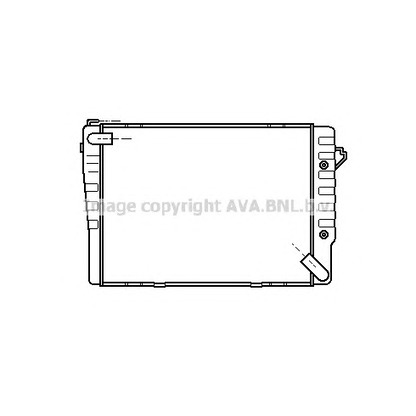 Photo Radiator, engine cooling AVA QUALITY COOLING BW2008