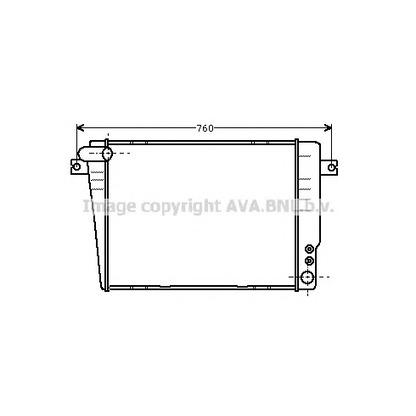 Zdjęcie Chłodnica, układ chłodzenia silnika AVA QUALITY COOLING BW2069