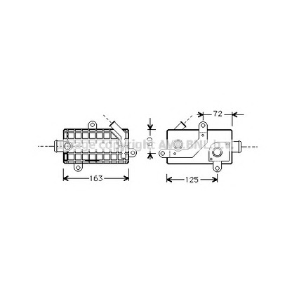 Foto Radiador de aceite, aceite motor AVA QUALITY COOLING BW3204