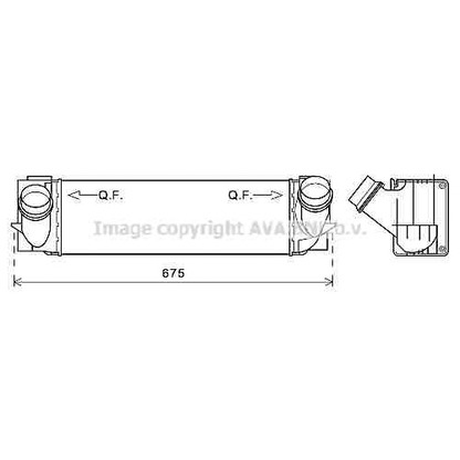 Photo Intercooler, échangeur AVA QUALITY COOLING BW4457