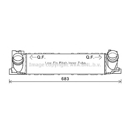 Photo Intercooler, charger AVA QUALITY COOLING BW4465