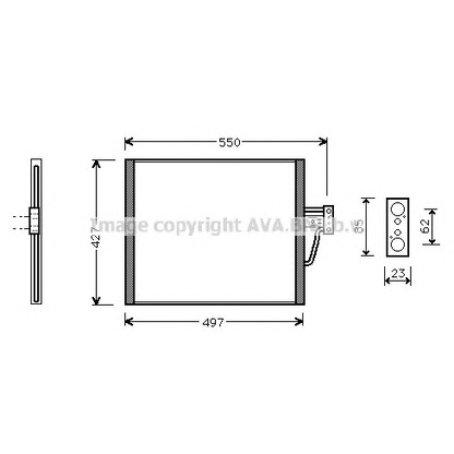 Foto Kondensator, Klimaanlage AVA QUALITY COOLING BW5213