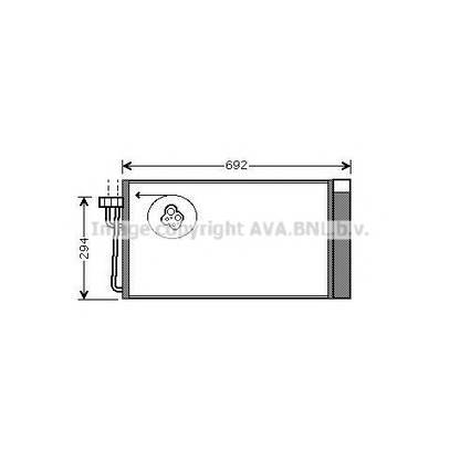 Photo Condenser, air conditioning AVA QUALITY COOLING BW5273D