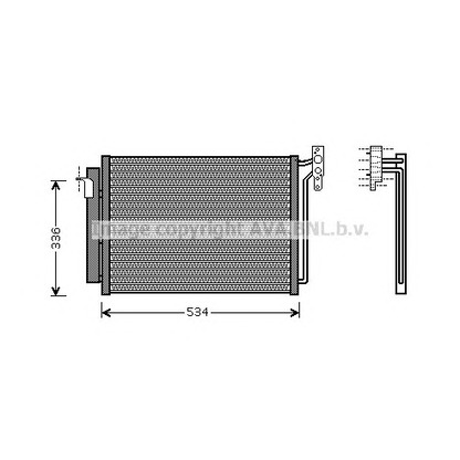 Photo Condenseur, climatisation AVA QUALITY COOLING BW5281
