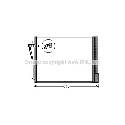 Photo Condenser, air conditioning AVA QUALITY COOLING BW5371