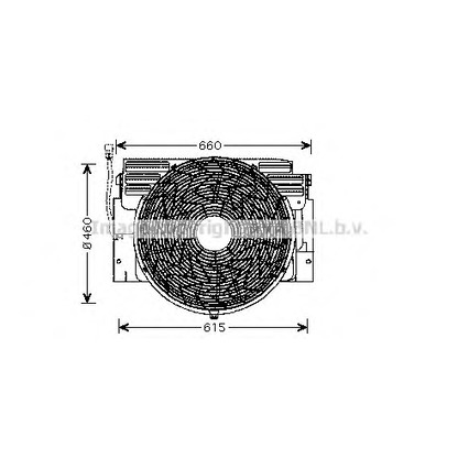 Foto Ventilador, condensador del aire acondicionado AVA QUALITY COOLING BW7517