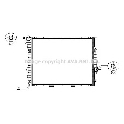 Foto Kühler, Motorkühlung AVA QUALITY COOLING BWA2274