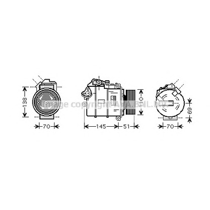 Фото Компрессор, кондиционер AVA QUALITY COOLING BWAK384