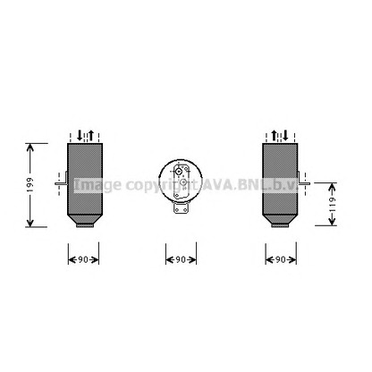 Photo Dryer, air conditioning AVA QUALITY COOLING BWD223