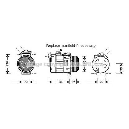 Фото Компрессор, кондиционер AVA QUALITY COOLING BWK237