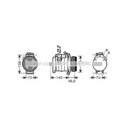 Фото Компрессор, кондиционер AVA QUALITY COOLING BWK345