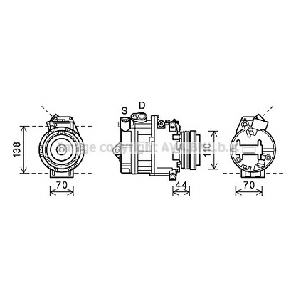 Foto Kompressor, Klimaanlage AVA QUALITY COOLING BWK407