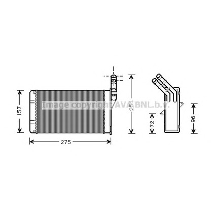 Foto Radiador de calefacción AVA QUALITY COOLING CN6150