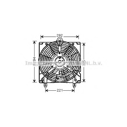 Фото Вентилятор, охлаждение двигателя AVA QUALITY COOLING CN7517