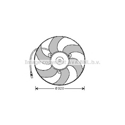 Photo Fan, radiator AVA QUALITY COOLING CN7519