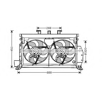 Foto Lüfter, Motorkühlung AVA QUALITY COOLING CN7521