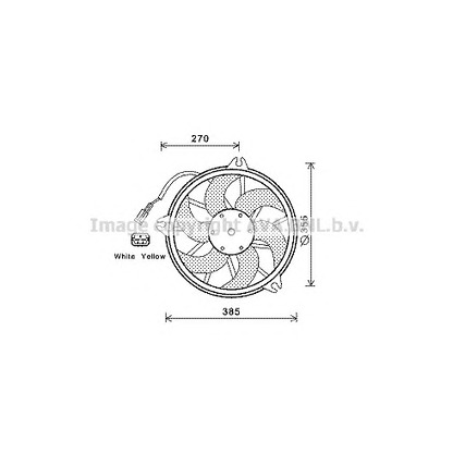 Photo Ventilateur, refroidissement du moteur AVA QUALITY COOLING CN7536