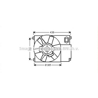 Foto Ventola, Raffreddamento motore AVA QUALITY COOLING CN7541