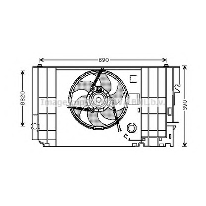 Foto Lüfter, Motorkühlung AVA QUALITY COOLING CN7546