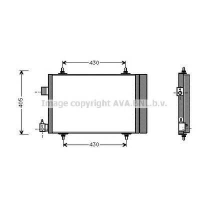 Фото Конденсатор, кондиционер AVA QUALITY COOLING CNA5173