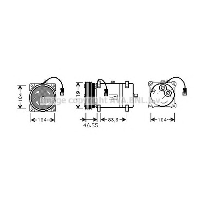 Foto Compresor, aire acondicionado AVA QUALITY COOLING CNAK161