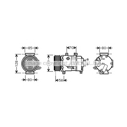 Фото Компрессор, кондиционер AVA QUALITY COOLING CNK256