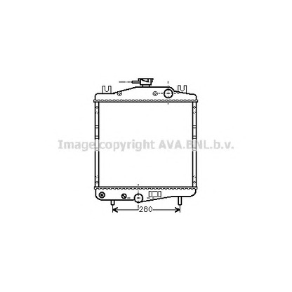 Photo Radiateur, refroidissement du moteur AVA QUALITY COOLING CR2007