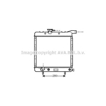 Zdjęcie Chłodnica, układ chłodzenia silnika AVA QUALITY COOLING CR2009
