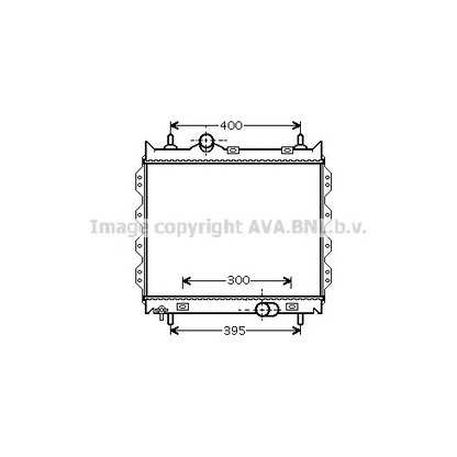 Photo Radiateur, refroidissement du moteur AVA QUALITY COOLING CR2083