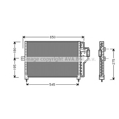 Photo Condenser, air conditioning AVA QUALITY COOLING CR5013