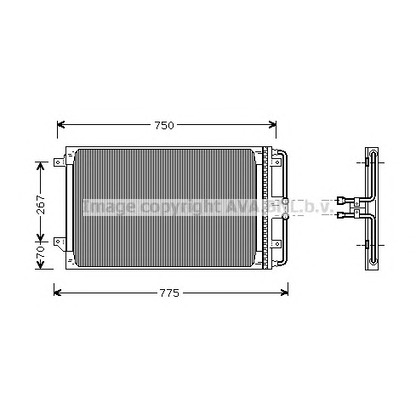 Zdjęcie Skraplacz, klimatyzacja AVA QUALITY COOLING CR5021