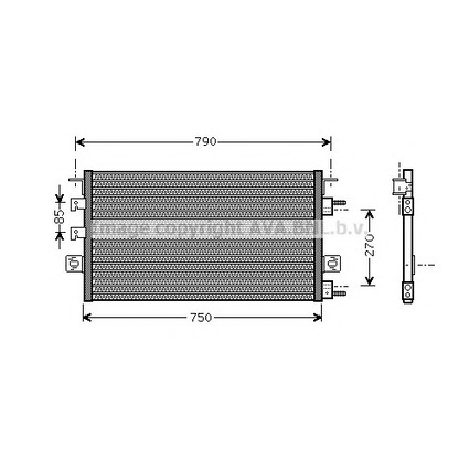 Photo Condenser, air conditioning AVA QUALITY COOLING CR5023