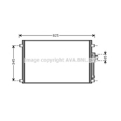 Photo Condenser, air conditioning AVA QUALITY COOLING CR5079