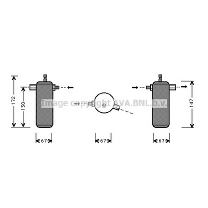 Photo Dryer, air conditioning AVA QUALITY COOLING CRD044