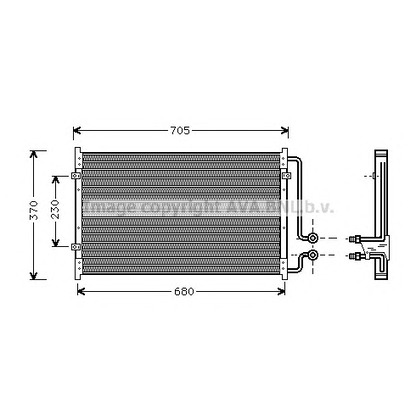 Photo Condenser, air conditioning AVA QUALITY COOLING CT5025