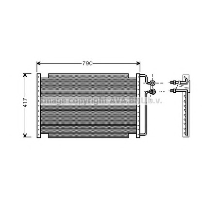 Photo Condenseur, climatisation AVA QUALITY COOLING CT5029