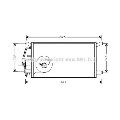 Photo Condenser, air conditioning AVA QUALITY COOLING CT5031