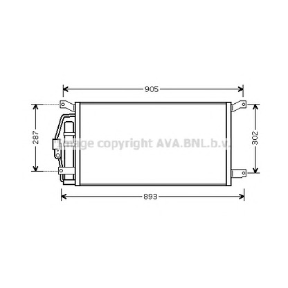 Photo Condenser, air conditioning AVA QUALITY COOLING CT5031D