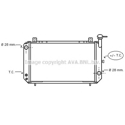 Foto Kühler, Motorkühlung AVA QUALITY COOLING DN2052