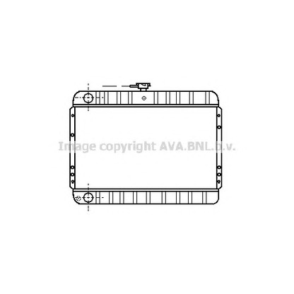 Photo Radiator, engine cooling AVA QUALITY COOLING DN2091